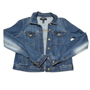 Forever 21 Medium Wash Denim Jacket